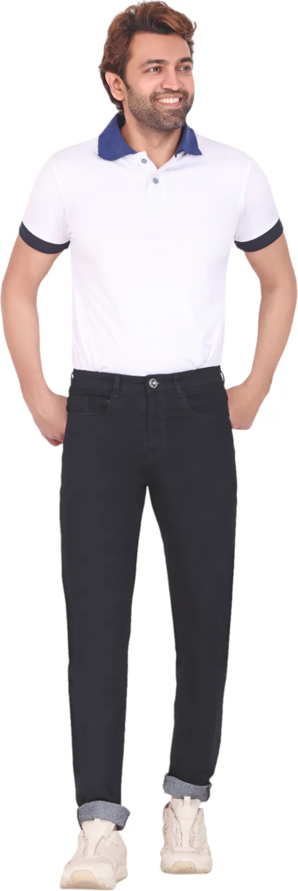 Black_Mid_Rise_Denim_Slim_Jeans_For_Men