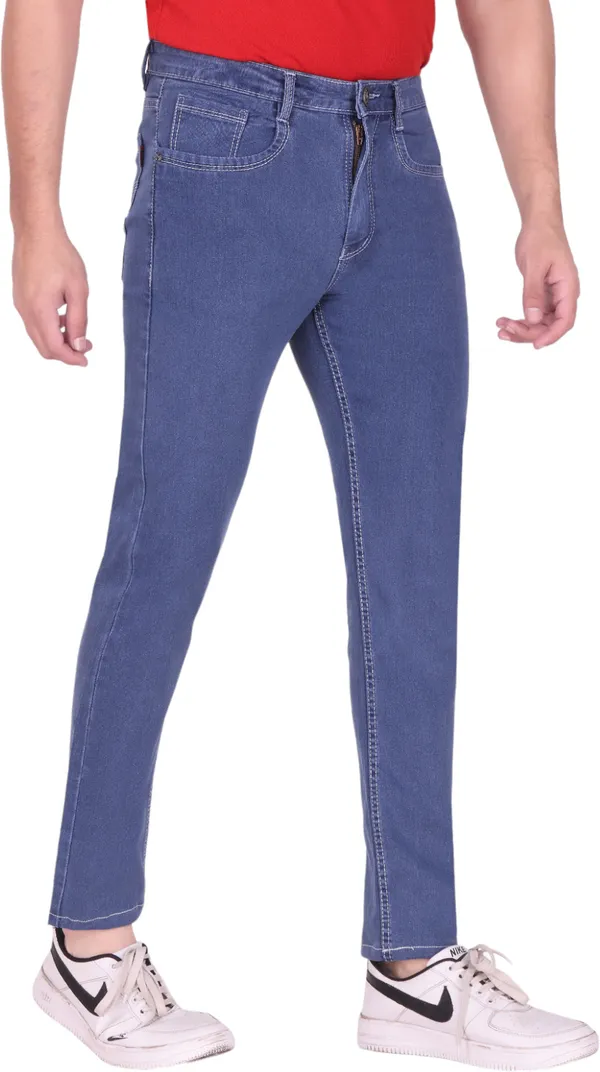 Blue_Mid_Rise_Denim_Slim_Jeans_For_Men