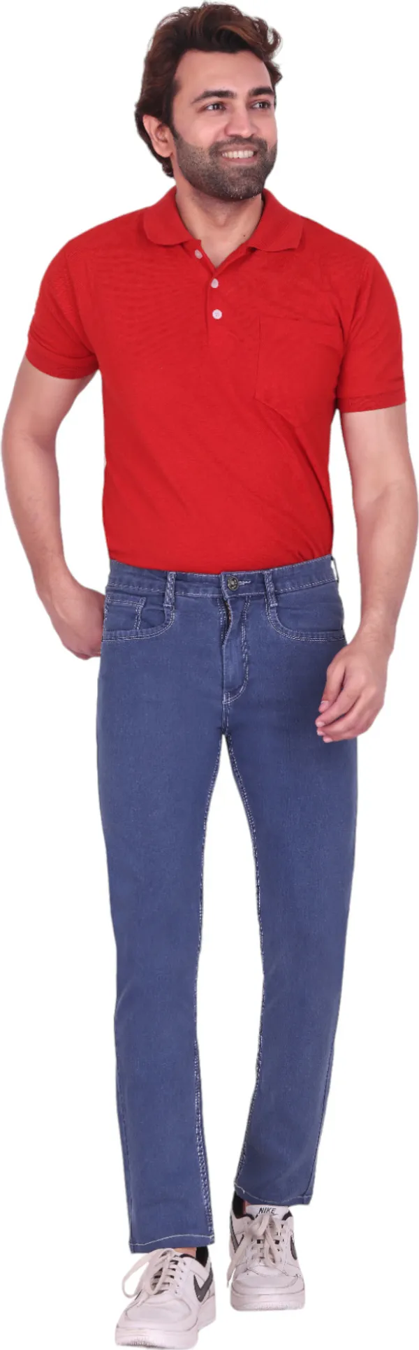 Blue_Mid_Rise_Denim_Slim_Jeans_For_Men