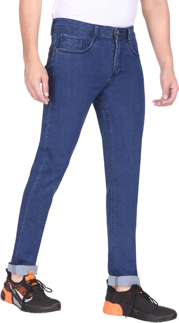 Blue_Mid_Rise_Denim_Slim_Jeans_For_Men