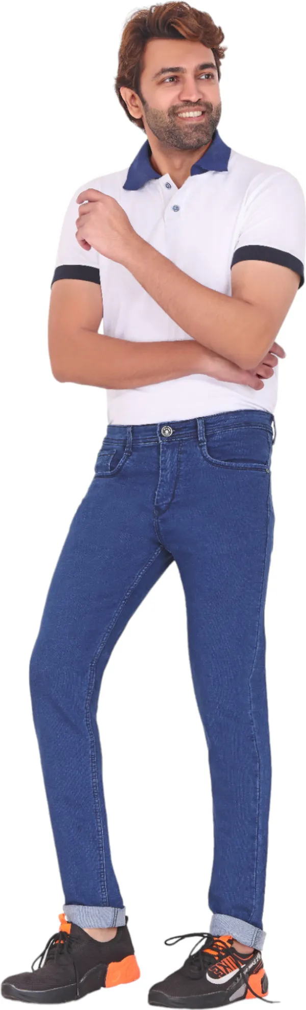 Blue_Mid_Rise_Denim_Slim_Jeans_For_Men