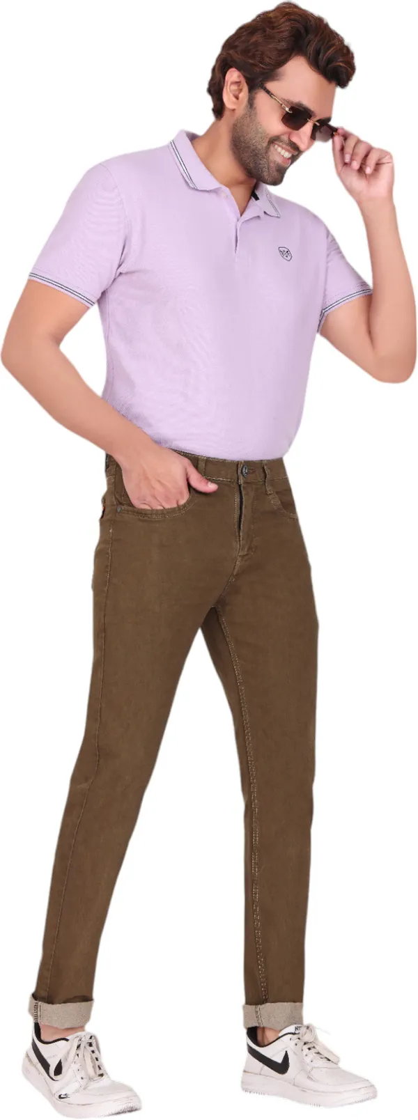 Brown_Mid_Rise_Denim_Slim_Jeans_For_Men