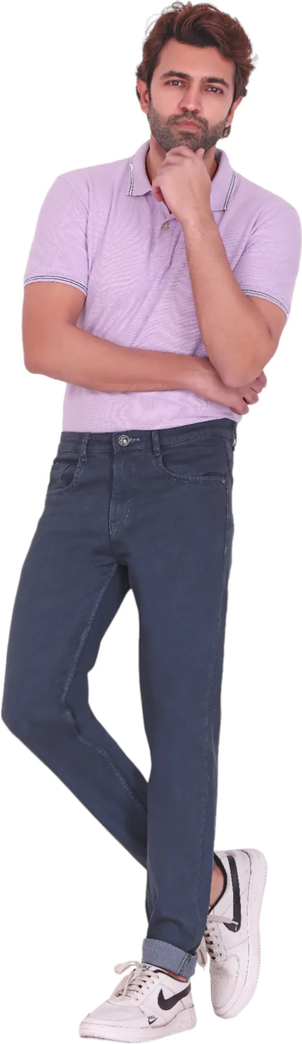 Dark_Grey_Mid_Rise_Denim_Slim_Jeans_For_Men