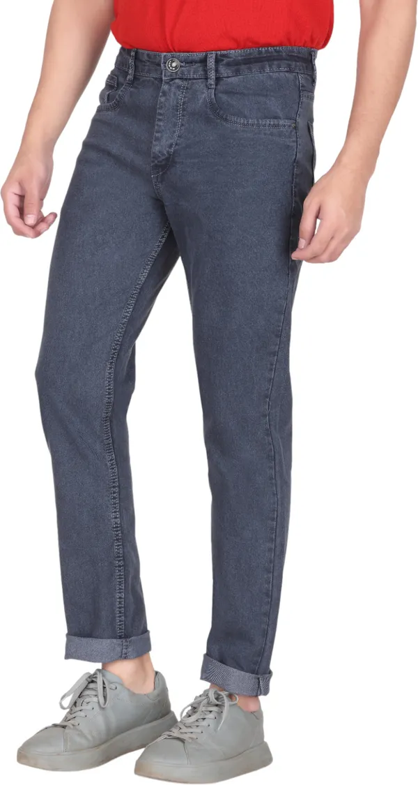 Dark_Grey_Mid_Rise_Denim_Slim_Jeans_For_Men