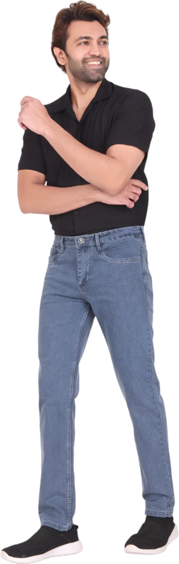 Blue_Mid_Rise_Denim_Slim_Jeans_For_Men