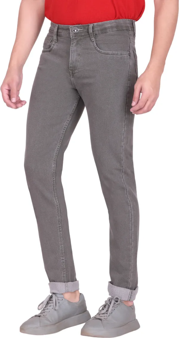 Grey_Mid_Rise_Denim_Slim_Jeans_For_Men