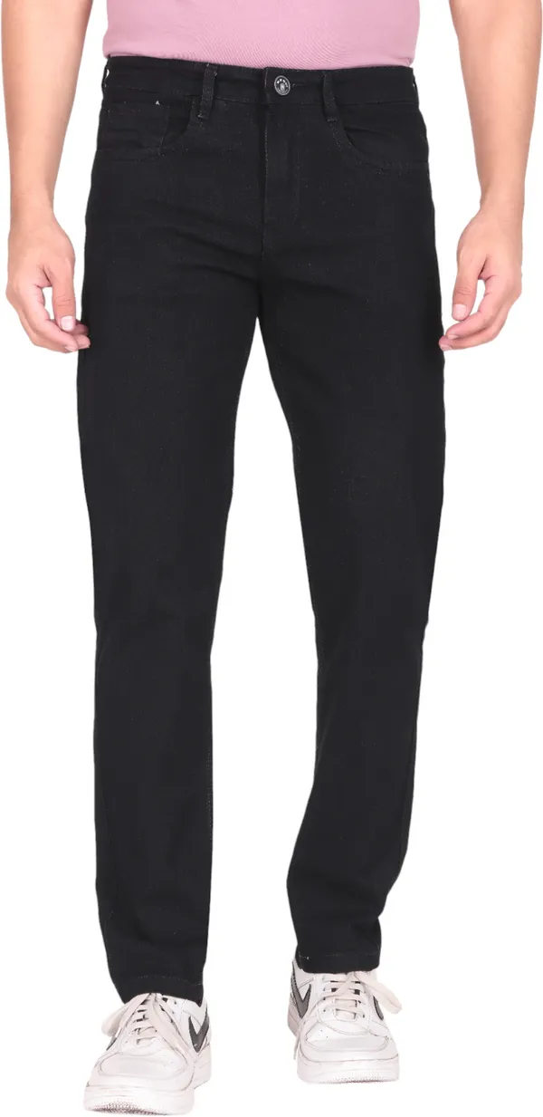 Black_Mid_Rise_Denim_Slim_Jeans_For_Men