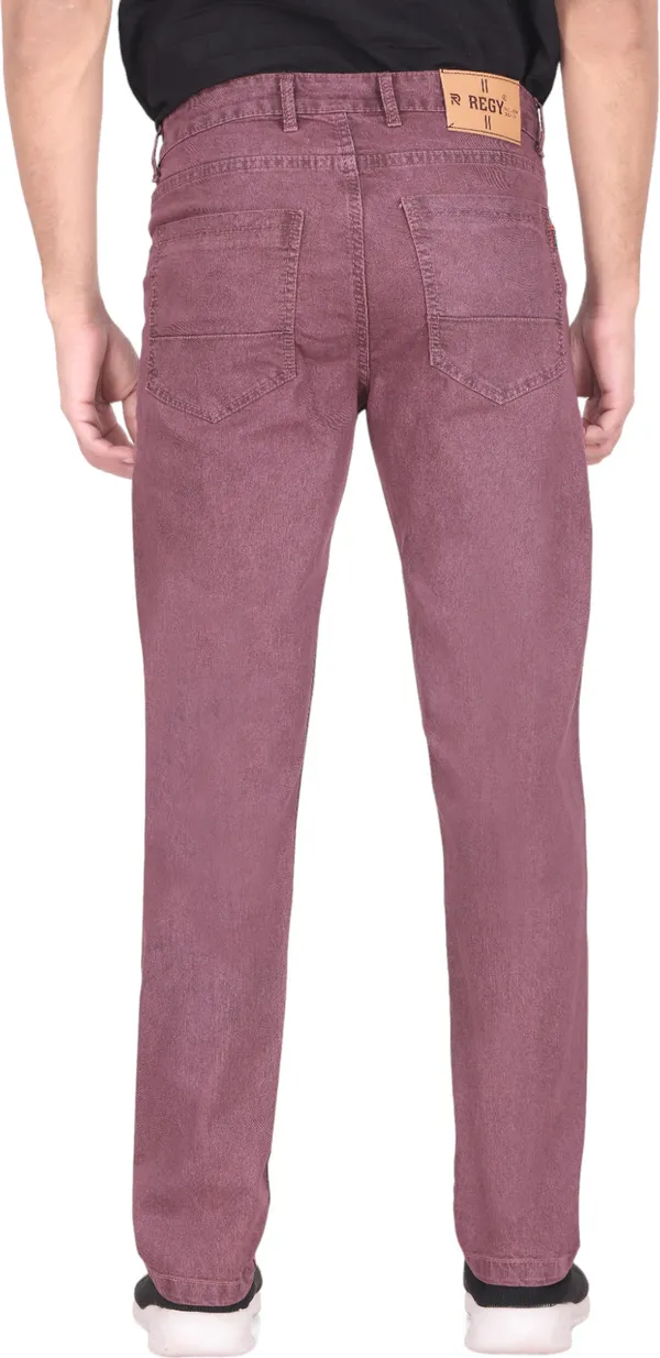 Purple_Mid_Rise_Denim_Slim_Jeans_For_Men