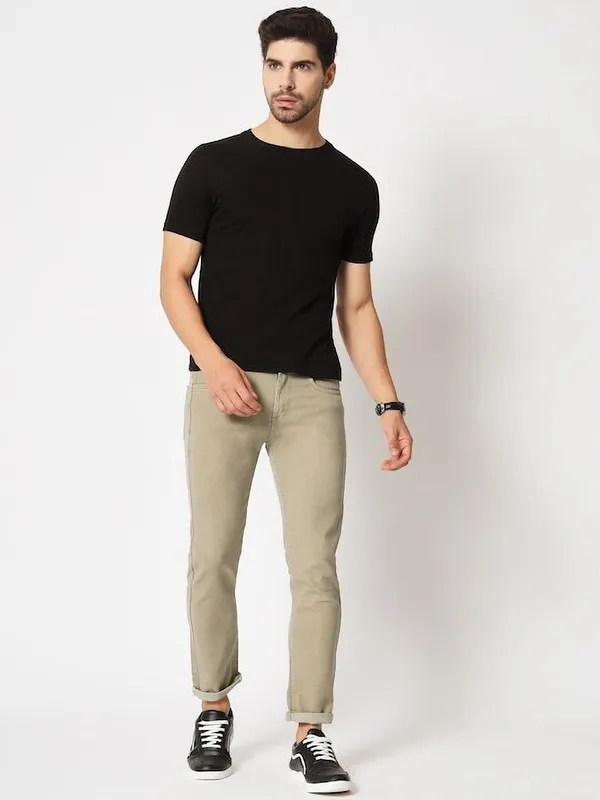 Beige_Mid_Rise_Denim_Slim_Jeans_For_Men