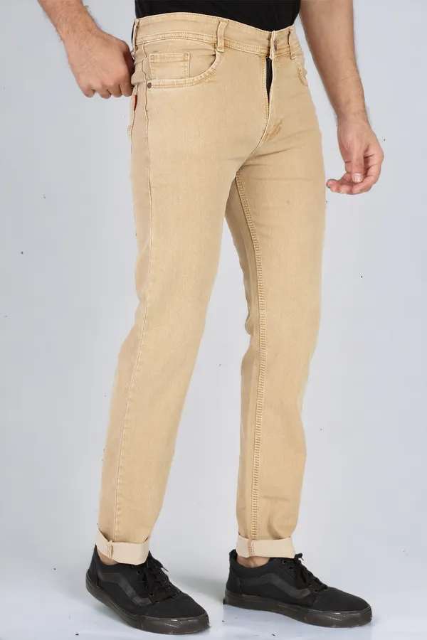 Beige_Mid_Rise_Denim_Slim_Jeans_For_Men