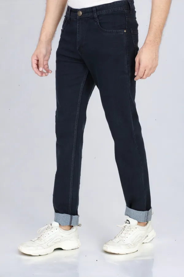 Dark_Blue_Mid_Rise_Denim_Slim_Jeans_For_Men
