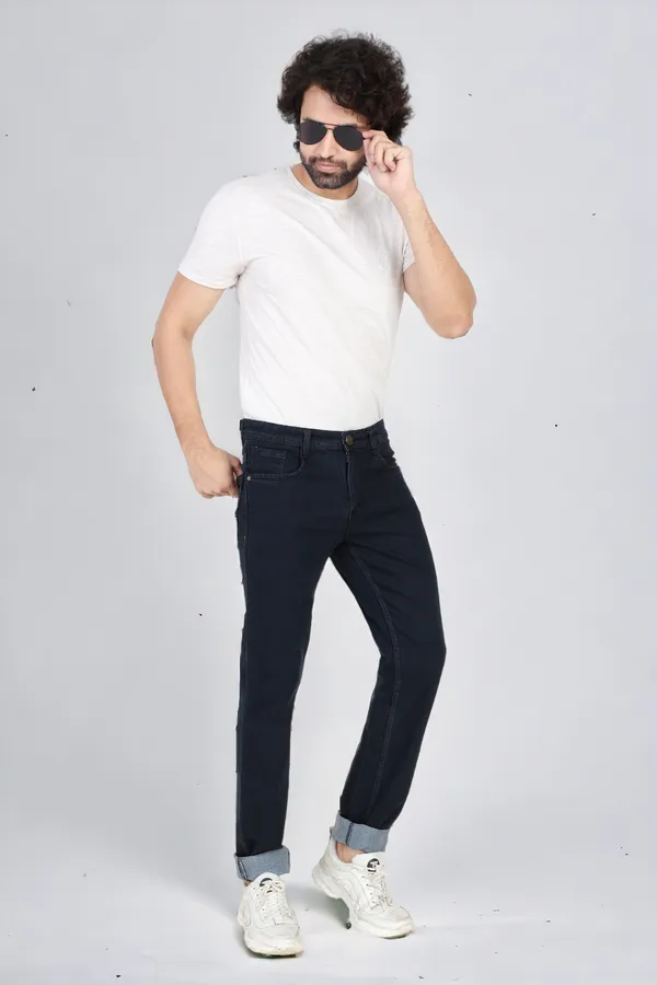 Dark_Blue_Mid_Rise_Denim_Slim_Jeans_For_Men
