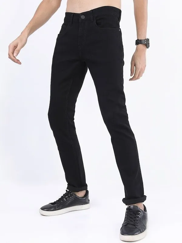 Black_Mid_Rise_Denim_Slim_Jeans_For_Men