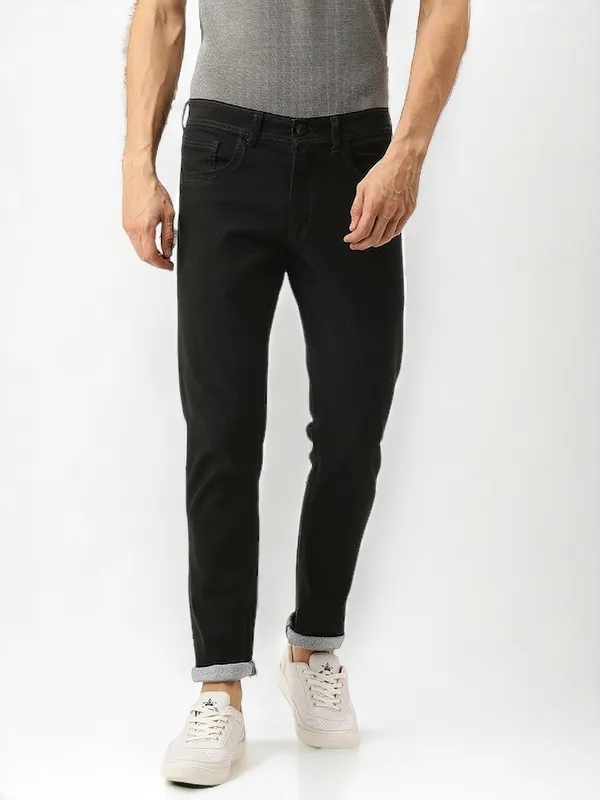 Black_Mid_Rise_Denim_Slim_Jeans_For_Men