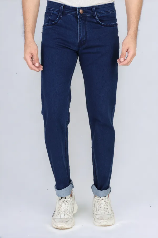 Blue_Mid_Rise_Denim_Slim_Jeans_For_Men
