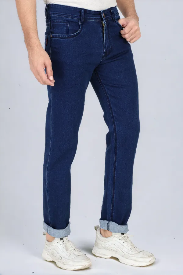 Blue_Mid_Rise_Denim_Slim_Jeans_For_Men