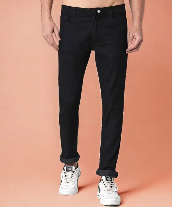 Black_Mid_Rise_Denim_Slim_Jeans_For_Men