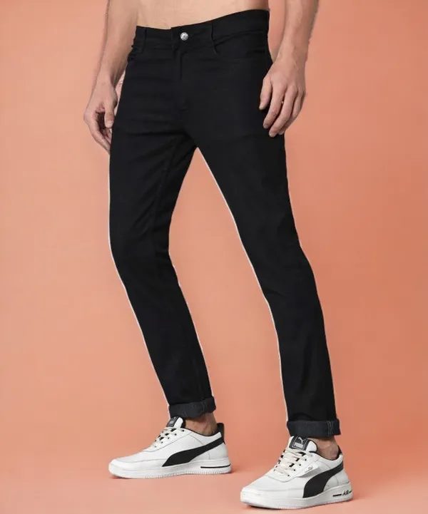 Black_Mid_Rise_Denim_Slim_Jeans_For_Men