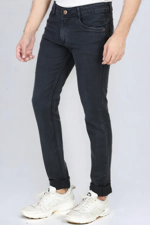 Grey_Mid_Rise_Denim_Slim_Jeans_For_Men