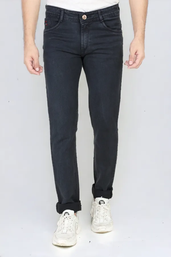 Grey_Mid_Rise_Denim_Slim_Jeans_For_Men