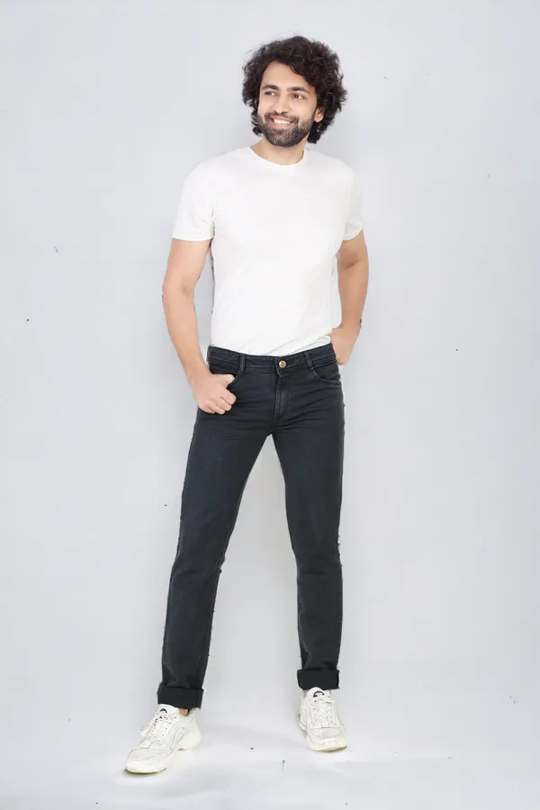 Grey_Mid_Rise_Denim_Slim_Jeans_For_Men