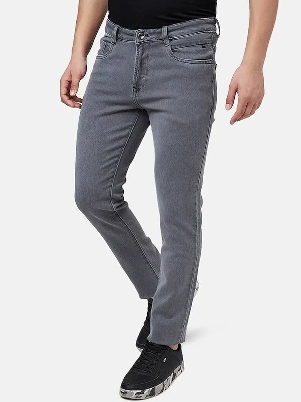 Grey_Mid_Rise_Denim_Slim_Jeans_For_Men