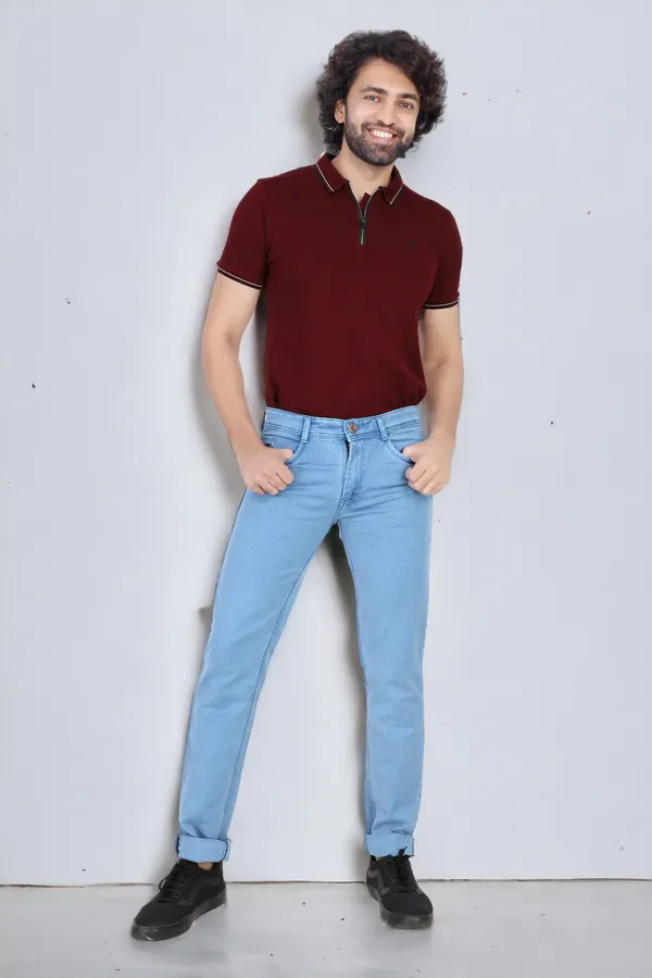 Light_Blue_Mid_Rise_Denim_Slim_Jeans_For_Men
