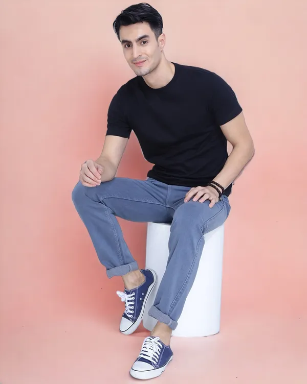 Grey_Mid_Rise_Denim_Slim_Jeans_For_Men