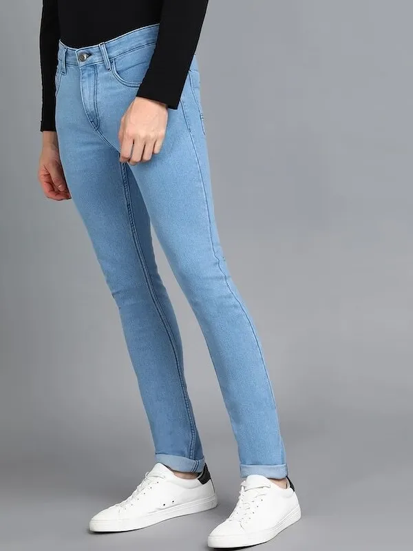 Light_Blue_Mid_Rise_Denim_Slim_Jeans_For_Men