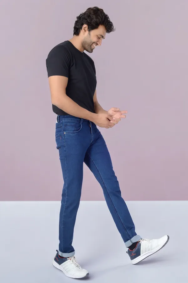 Blue_Mid_Rise_Denim_Slim_Jeans_For_Men