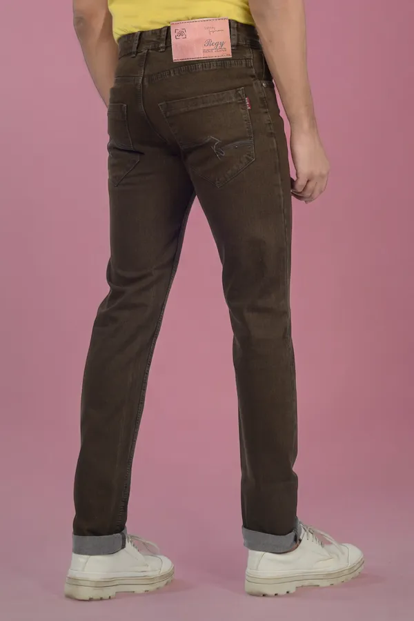 Brown_Mid_Rise_Denim_Slim_Jeans_For_Men