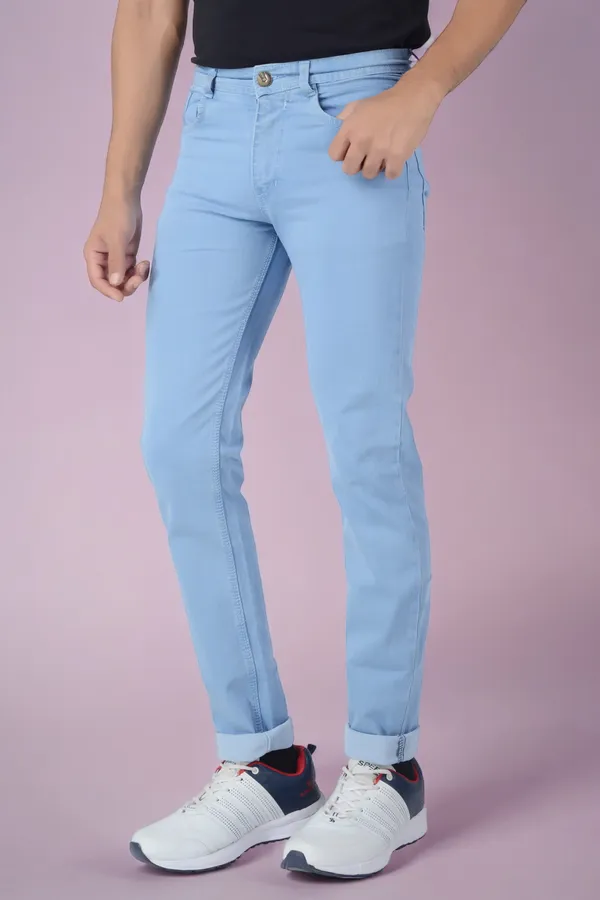 Light_Blue_Mid_Rise_Denim_Slim_Jeans_For_Men