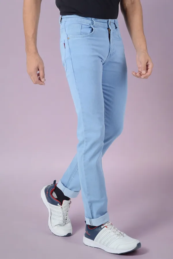 Light_Blue_Mid_Rise_Denim_Slim_Jeans_For_Men