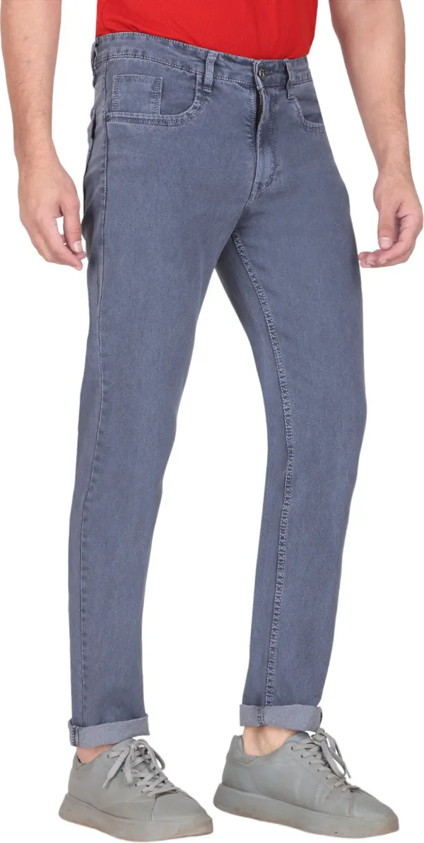 Grey_Mid_Rise_Denim_Slim_Jeans_For_Men