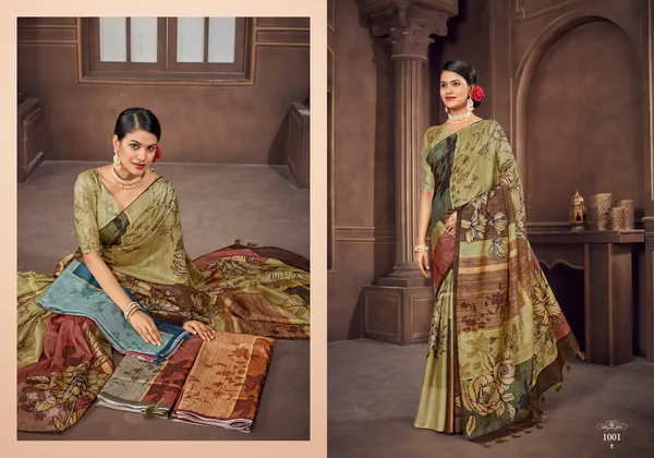 Multicolor_Diya_Silk_Plain_Weaved_Fancy_Party_Wear_Saree_With_Blouse
