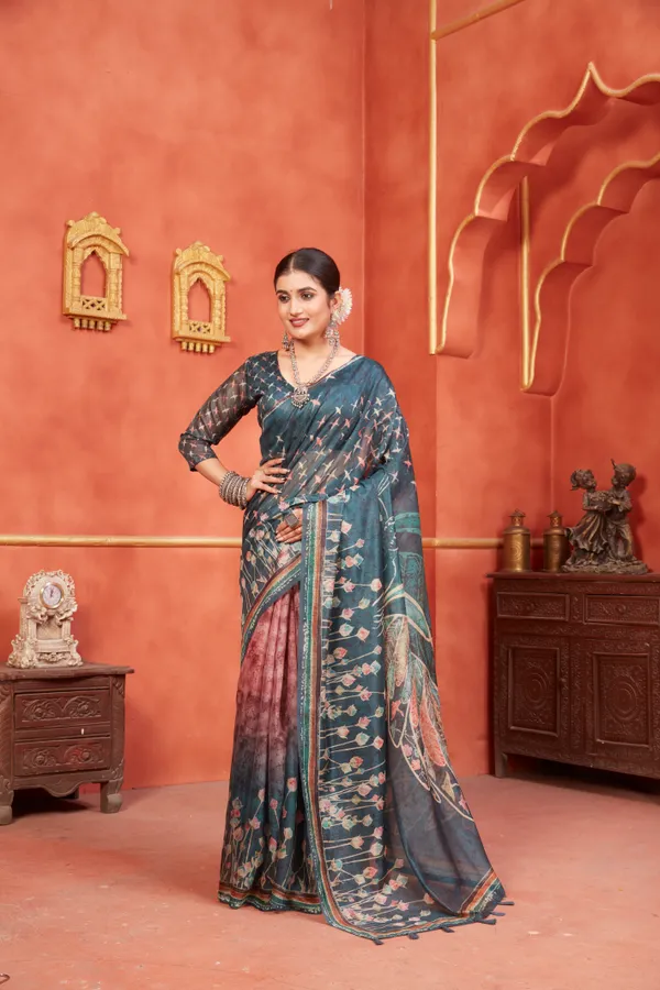 Multicolor_Chanderi_Silk_Fancy_Digital_Printed_Saree_With_Blouse
