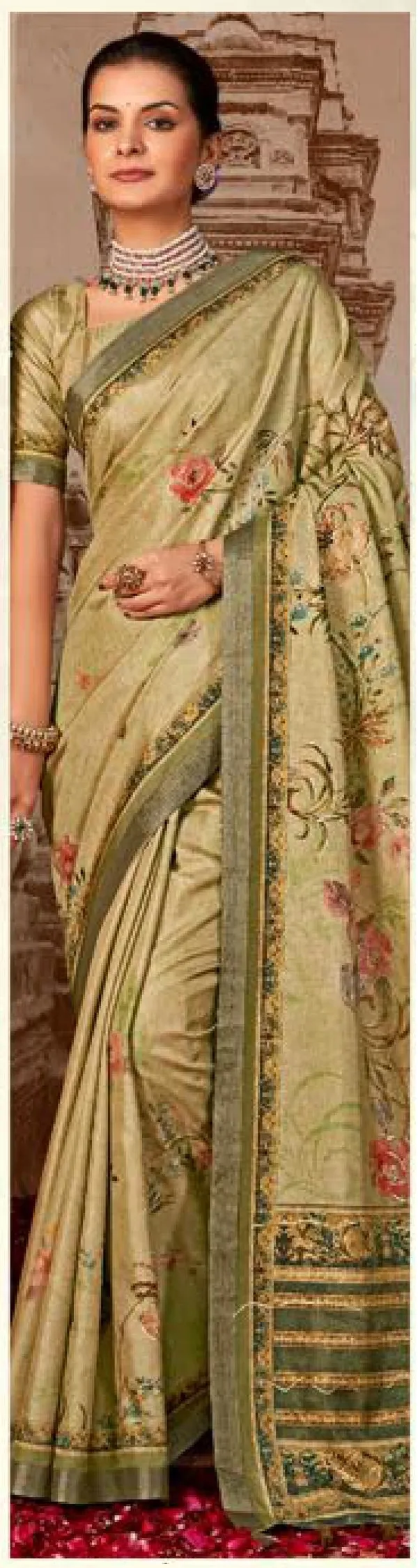 Multicolor_Manipuri_Silk_Hand_Printed_Foil_Work_Fancy_Saree_With_Blouse