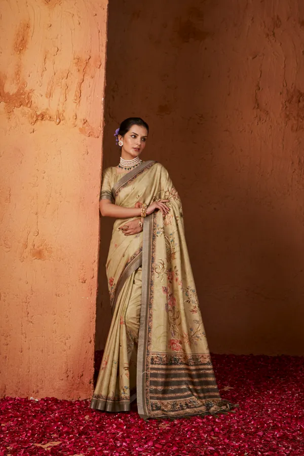 Multicolor_Manipuri_Silk_Hand_Printed_Foil_Work_Fancy_Saree_With_Blouse