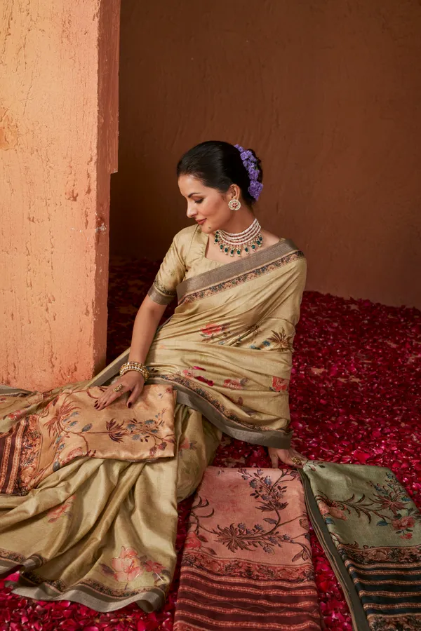 Multicolor_Manipuri_Silk_Hand_Printed_Foil_Work_Fancy_Saree_With_Blouse