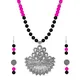 Dark Pink And Black__JFL - Jewellery for Less