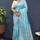 Sky Blue__Royal Rajgharana Sarees