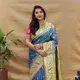 BLUE__Royal Rajgharana Sarees