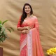 PEACH__Royal Rajgharana Sarees