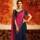 Pink & Navy Blue__Vinayak Textiles