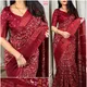 Maroon__INDIAN LINEN SAREE