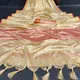 Beige__INDIAN LINEN SAREE