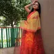 Multi__INDIAN LINEN SAREE