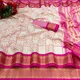 Pink__INDIAN LINEN SAREE