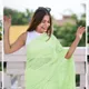Pista Green__INDIAN LINEN SAREE
