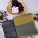 Coffee__INDIAN LINEN SAREE